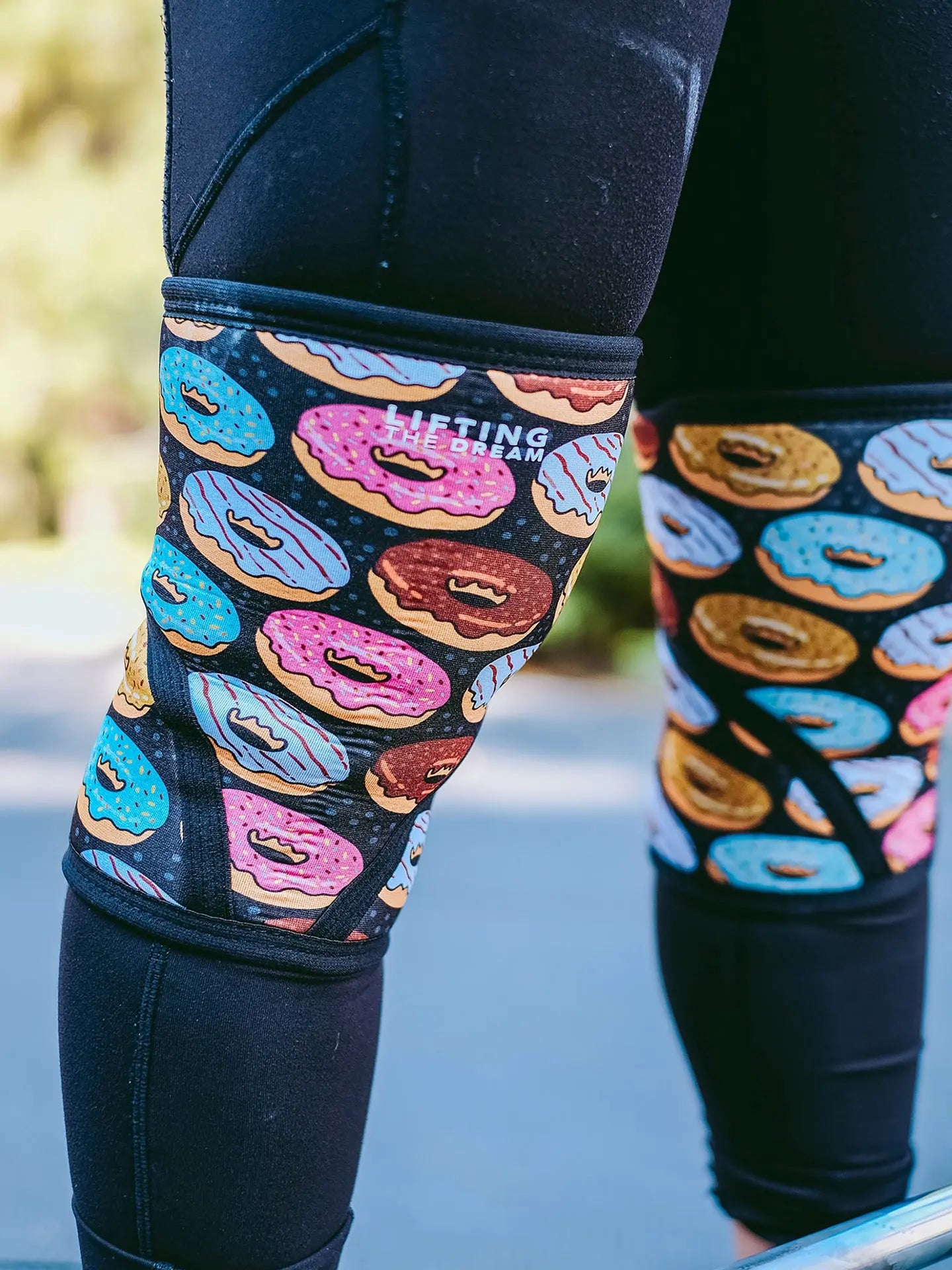 Donut Judge Me Knee Sleeves Lifting the Dream