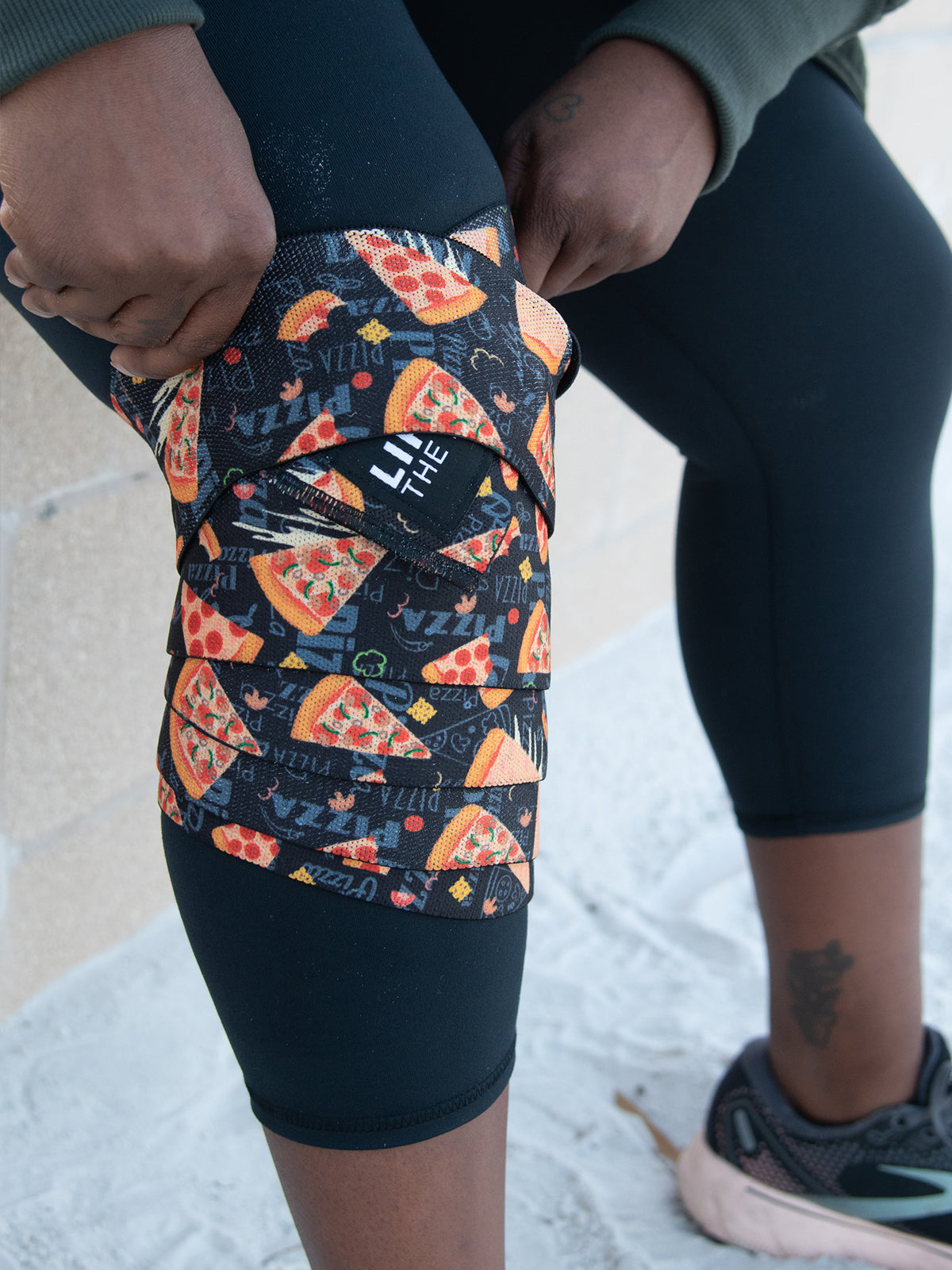 Pizza Your Heart Knee Wraps