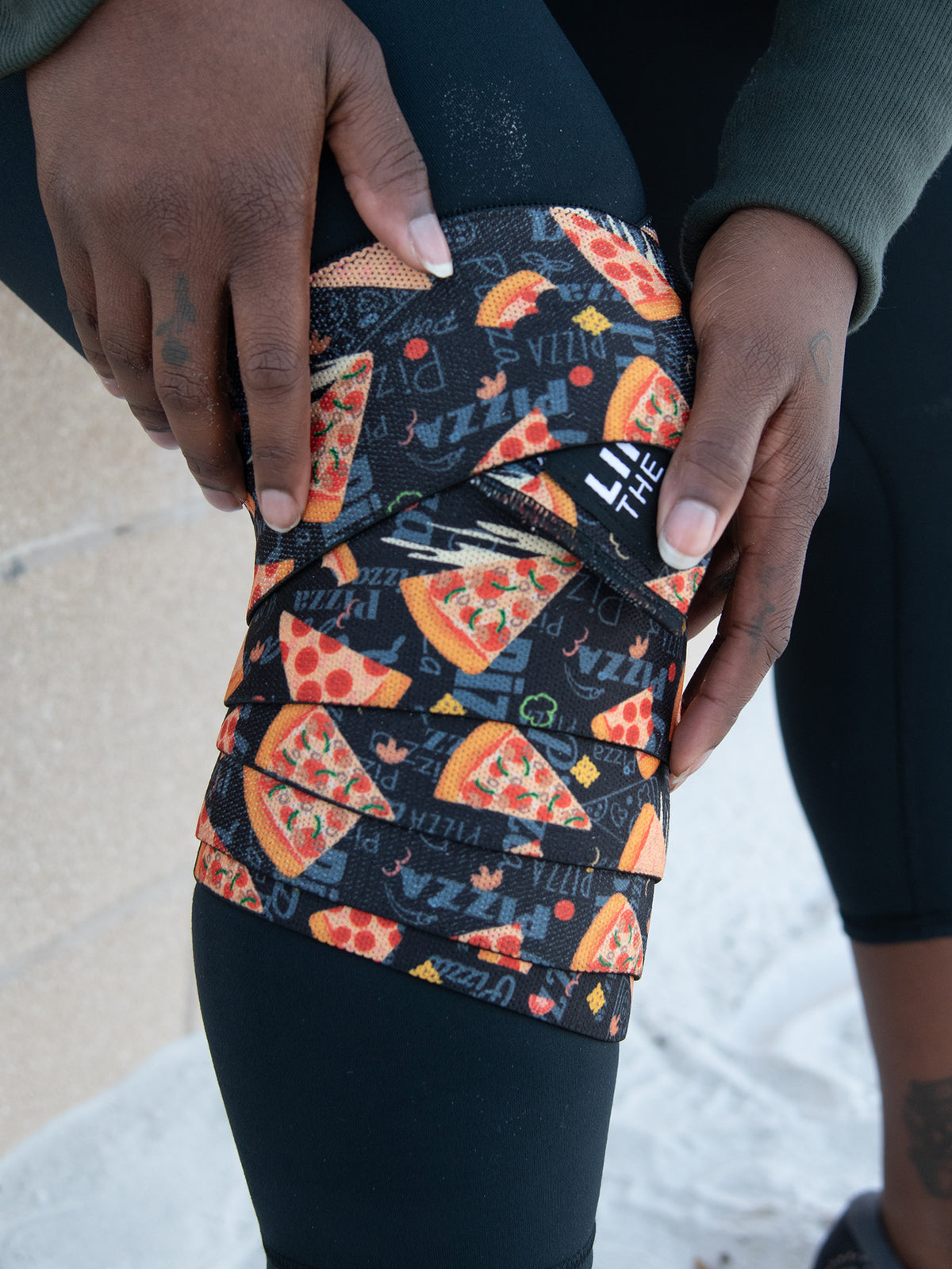 Pizza Your Heart Knee Wraps