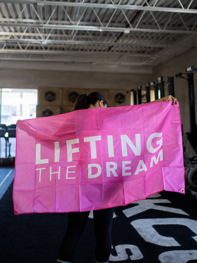 Lifting the Dream Gym Banner