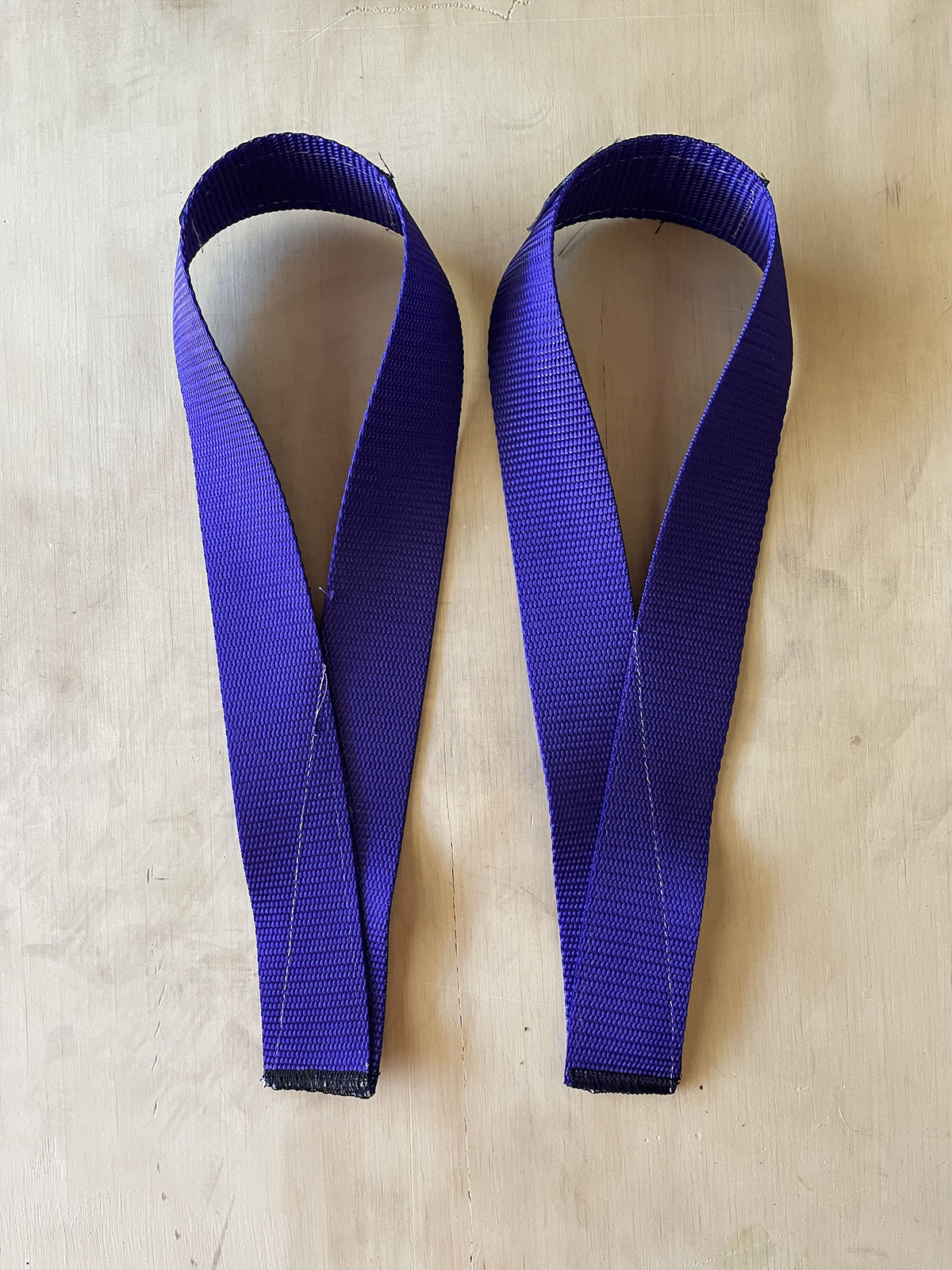 Purple Olympic Lifting Straps for Weightlifting